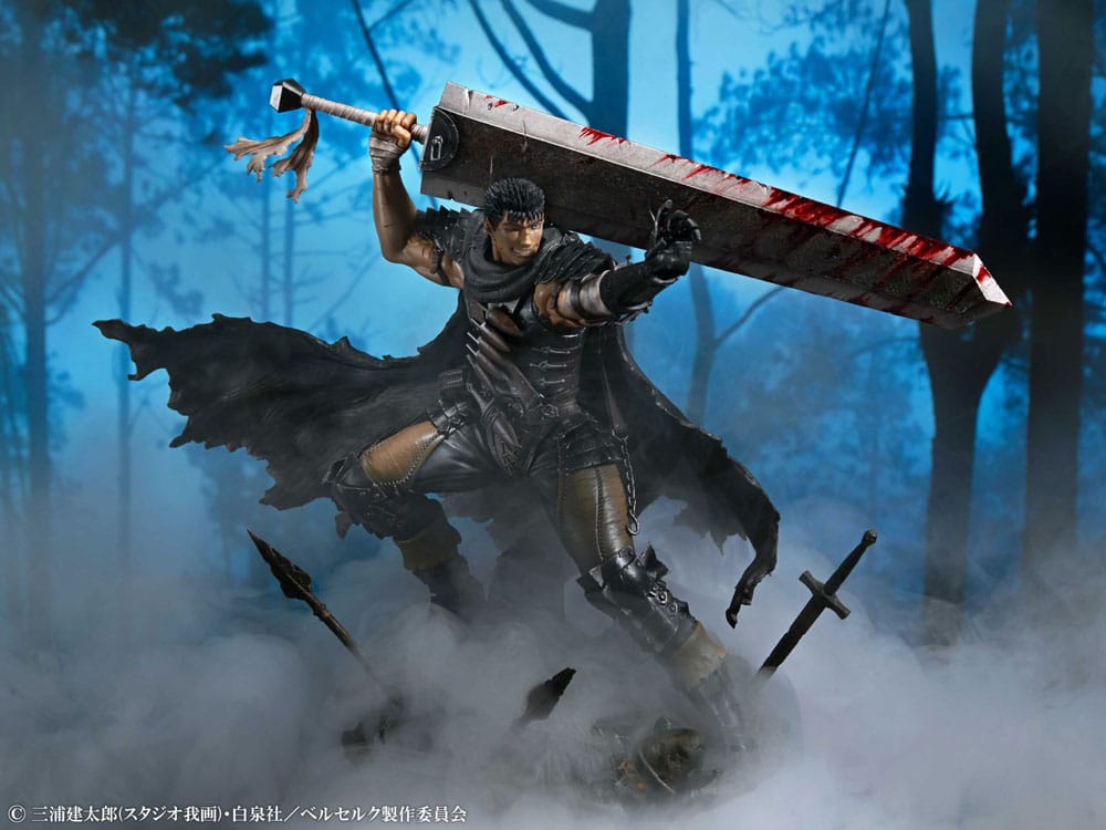 Berserk PVC Staty 1/7 Guts Black Swordsman 26 cm Medicos Entertainment