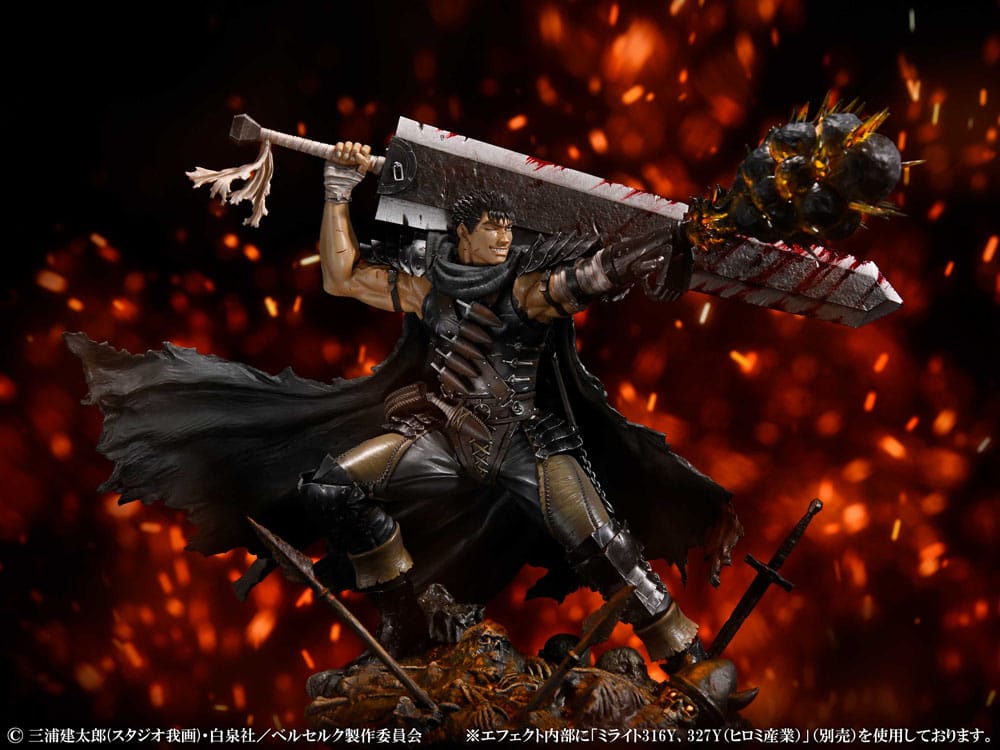 Berserk PVC Staty 1/7 Guts Black Swordsman 26 cm Medicos Entertainment