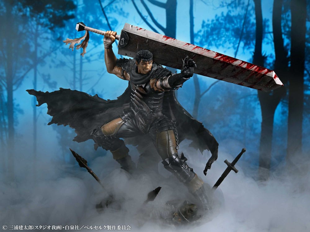 Berserk PVC Staty 1/7 Guts Black Swordsman 26 cm Medicos Entertainment