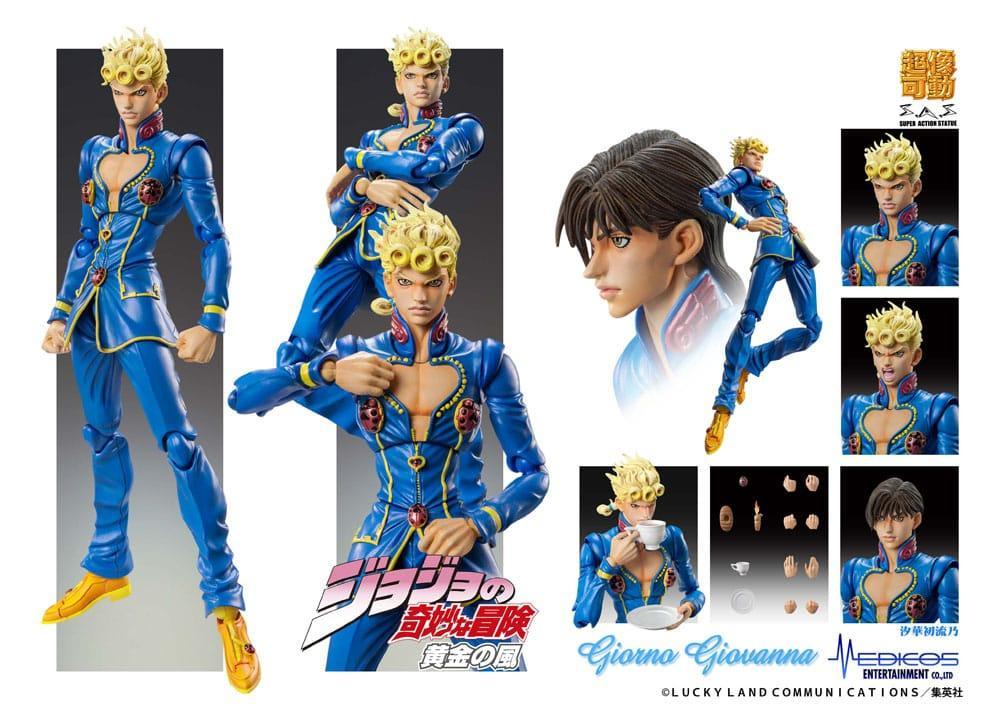 JoJo's Bizarre Adventure Part 5: Golden Wind Action Figur Chozokado Giorno Giovanna – 15 cm Medicos Entertainment