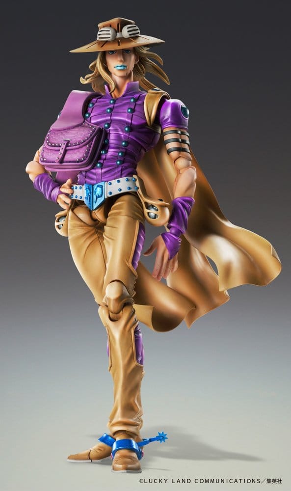JoJo's Bizarre Adventure Del 7: Steel Ball Run Super Action Figur Chozokado Gyro Zeppeli Ver.1.5 16 cm Medicos Entertainment