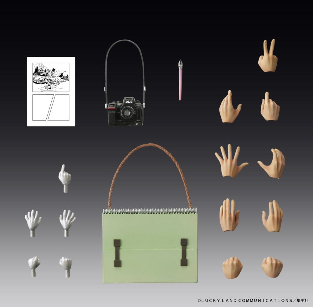 JoJo's Bizarre Adventure: Diamond Is Unbreakable Action Figur Chozokado Rohan Kishibe & Heaven's Door (Rerelease) 15 cm