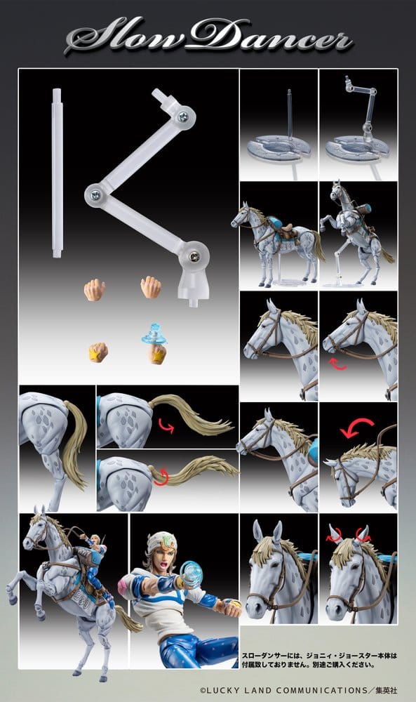 JoJo's Bizarre Adventure Del 7: Steel Ball Run Super Chozokado Actionfigur Slow Dancer 21 cm