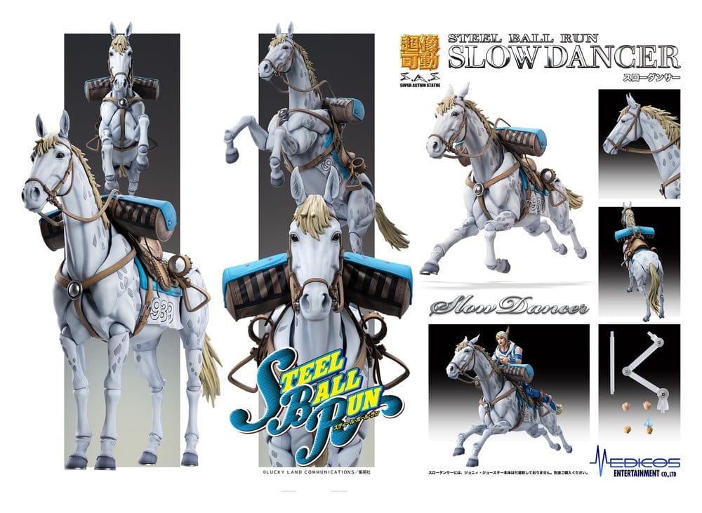 JoJo's Bizarre Adventure Del 7: Steel Ball Run Super Chozokado Actionfigur Slow Dancer 21 cm