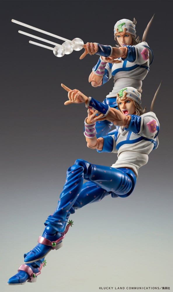 JoJo's Bizarre Adventure Del 7: Steel Ball Run Super Chozokado Actionfigur Johnny Joestar 15 cm