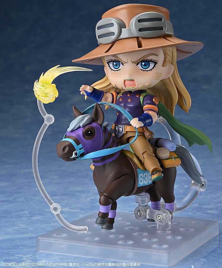 JoJo's Bizarre Adventure Steel Ball Run Nendoroid Actionfigur Gyro Zeppeli DX-version 10 cm