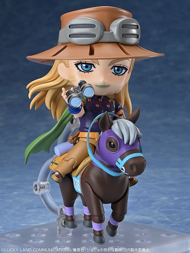 JoJo's Bizarre Adventure Steel Ball Run Nendoroid Actionfigur Gyro Zeppeli DX-version 10 cm