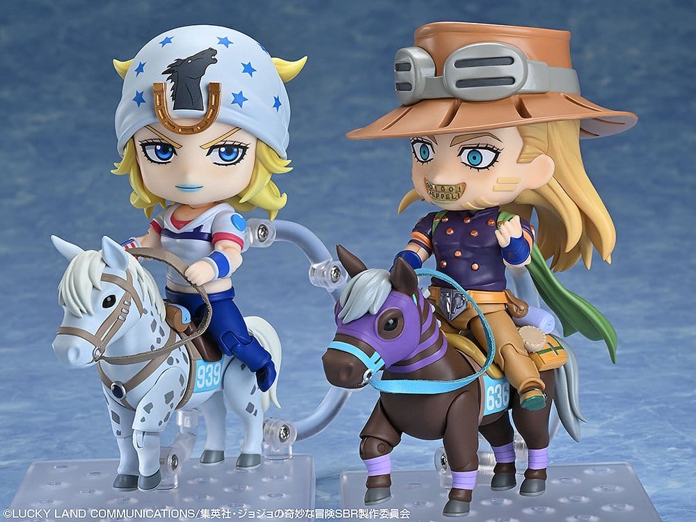 JoJo's Bizarre Adventure Steel Ball Run Nendoroid Actionfigur Gyro Zeppeli DX-version 10 cm