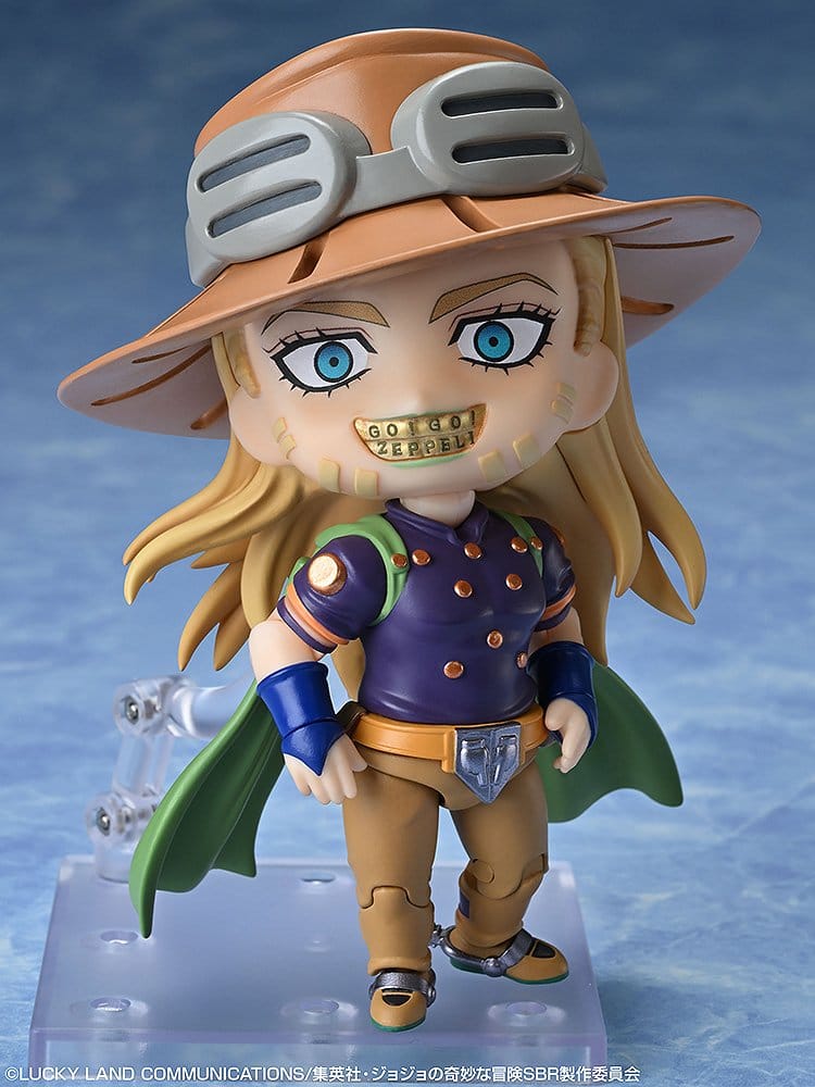 JoJo's Bizarre Adventure Steel Ball Run Nendoroid Actionfigur Gyro Zeppeli DX-version 10 cm