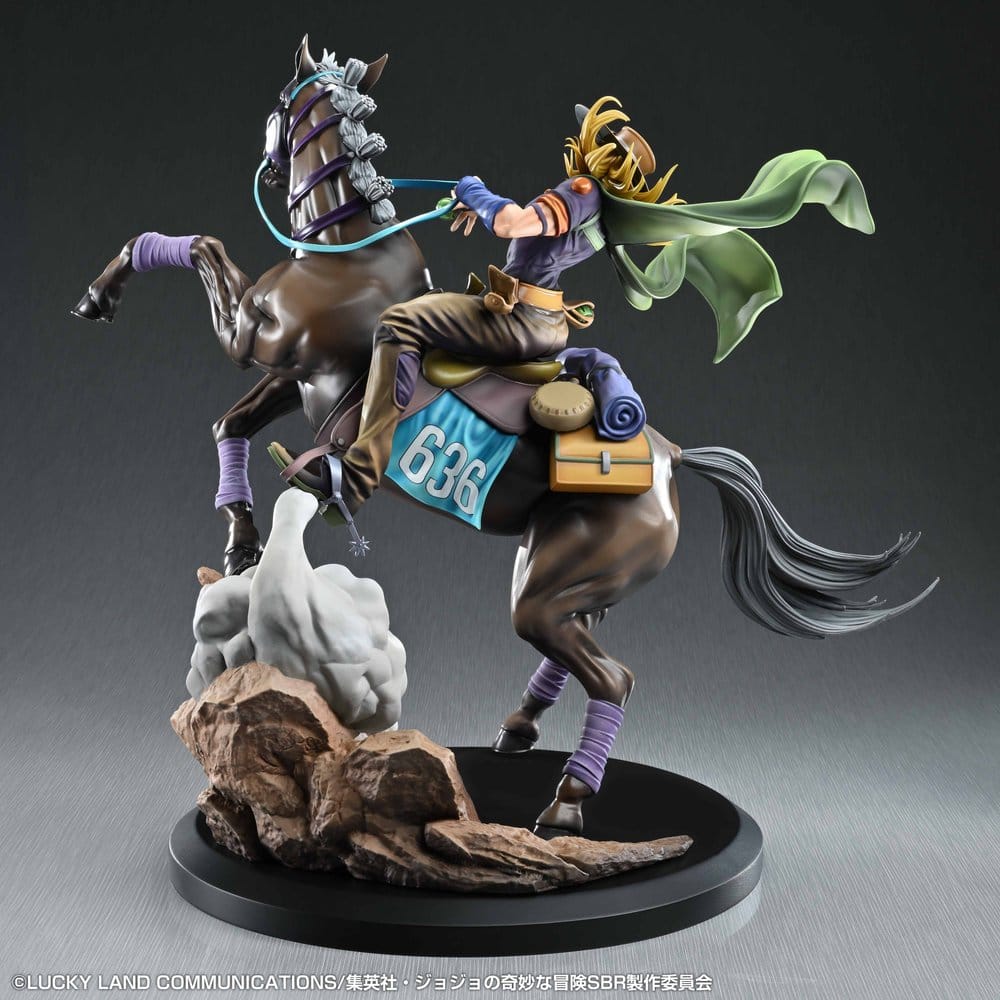JoJo's Bizarre Adventure: Steel Ball Run Figur Gyro Zeppeli & Valkyrie 31 cm