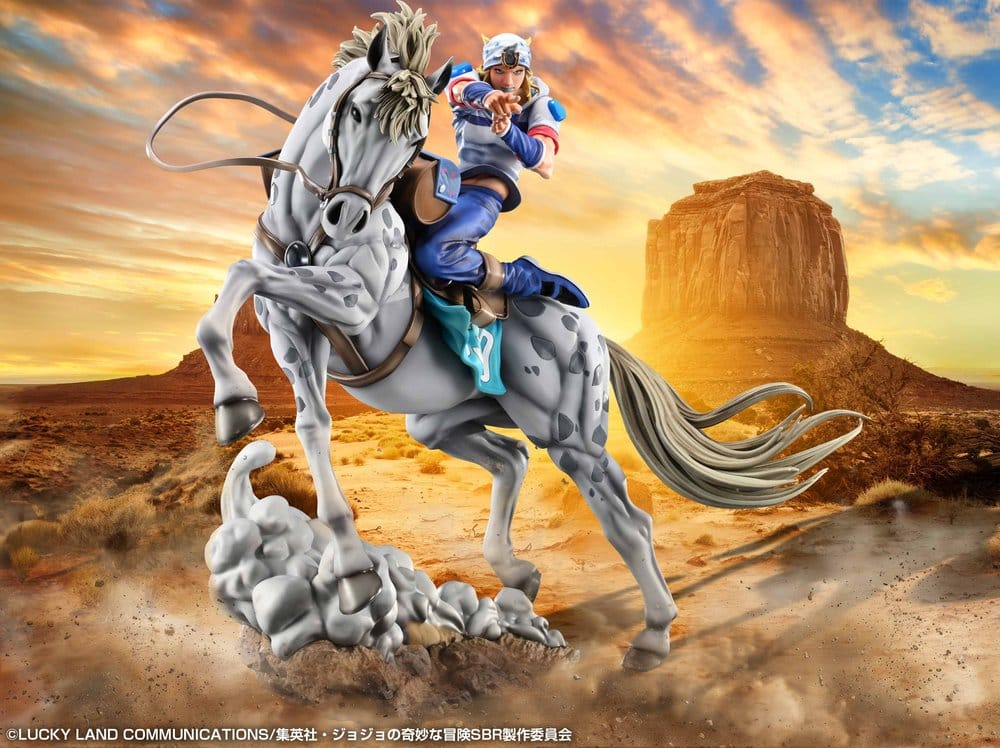 JoJo's Bizarre Adventure: Steel Ball Run Chozo Art Collection PVC-figur Johnny Joestar & Slow Dancer 30 cm
