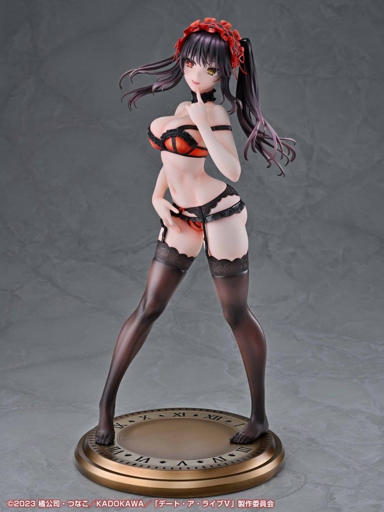 Date A Live V Re:Dress PVC Figure 1/4 Kurumi Tokisaki Dress shirt Ver. 40 cm