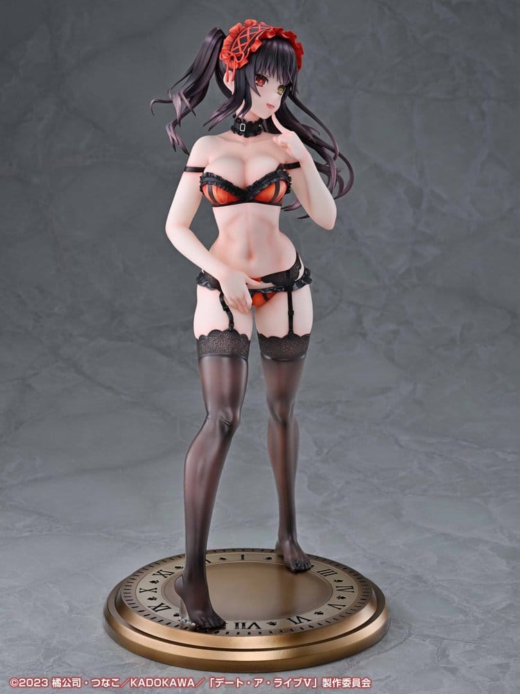 Date A Live V Re:Dress PVC Figure 1/4 Kurumi Tokisaki Dress shirt Ver. 40 cm