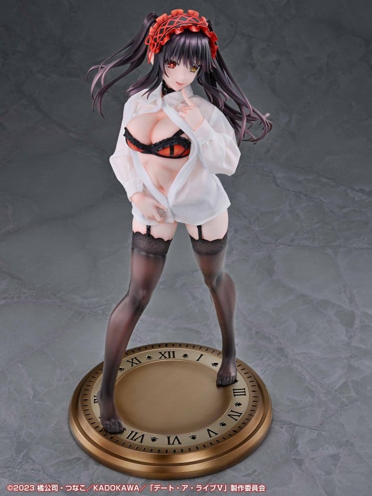 Date A Live V Re:Dress PVC Figure 1/4 Kurumi Tokisaki Dress shirt Ver. 40 cm