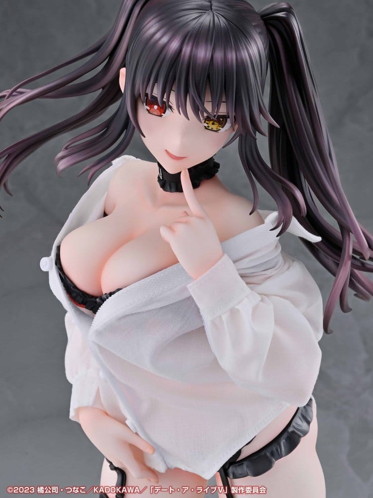 Date A Live V Re:Dress PVC Figure 1/4 Kurumi Tokisaki Dress shirt Ver. 40 cm