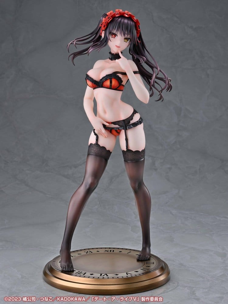 Date A Live V Re:Dress PVC Figure 1/4 Kurumi Tokisaki Dress shirt Ver. 40 cm
