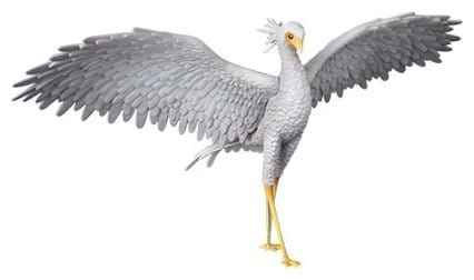 Flow UDF PVC-figur Sekreterarfågel