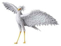 Flow UDF PVC-figur Sekreterarfågel