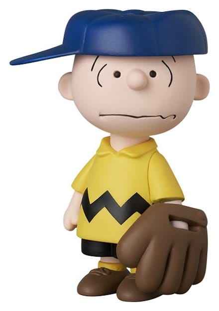 MLB × Peanuts UDF PVC-figur Los Angeles Dodgers Charlie Brown 9 cm