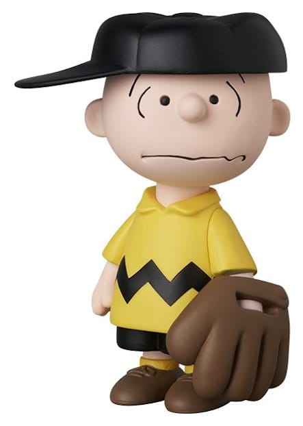 MLB × Peanuts UDF PVC-figur Chicago White Sox Charlie Brown, 9 cm
