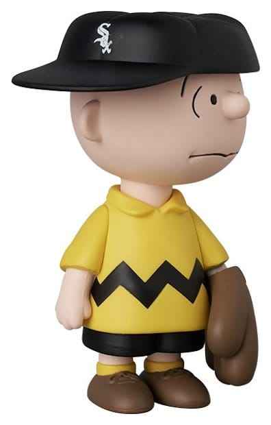 MLB × Peanuts UDF PVC-figur Chicago White Sox Charlie Brown, 9 cm