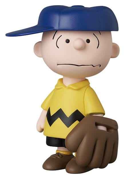 MLB × Peanuts UDF PVC-figur New York Mets Charlie Brown 9 cm
