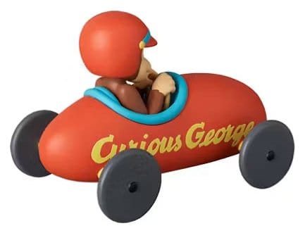 Curious George UDF Minifigur med Vagn 6 cm