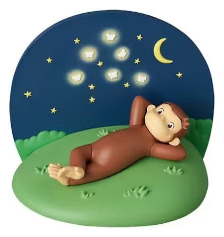 Curious George UDF Minifigur Liggande Utsträckt 6 cm
