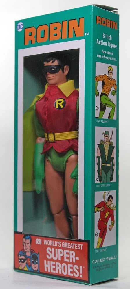 DC Comics: Världens Största Superhjältar Actionfigur Robin 50-årsjubileum 20 cm MEGO