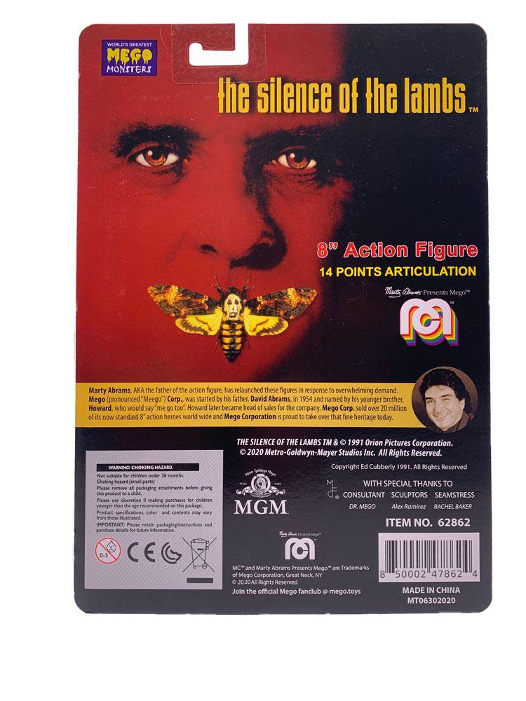 Tystnaden från lamm Action Figur Hannibal Lecter 20 cm MEGO