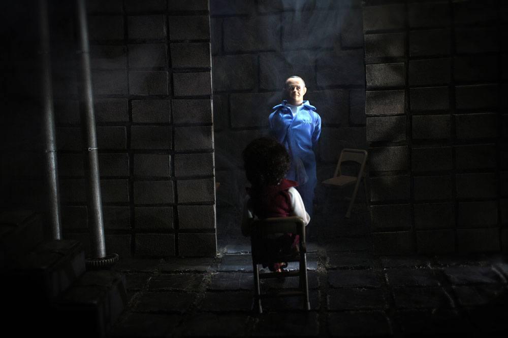 Tystnaden från lamm Action Figur Hannibal Lecter 20 cm MEGO