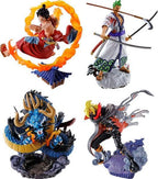 One Piece Petitrama PVC Mini Staty Logbox Re Birth Wano Kuni Vol. 1 Set 9 cm Megahouse
