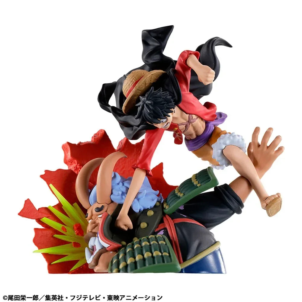 One Piece Petitrama PVC Mini Figur Logbox Re Birth Wano Kuni Vol. 1 Set 9 cm Megahouse