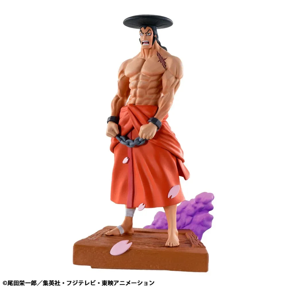 One Piece Petitrama PVC Mini Figur Logbox Re Birth Wano Kuni Vol. 1 Set 9 cm Megahouse