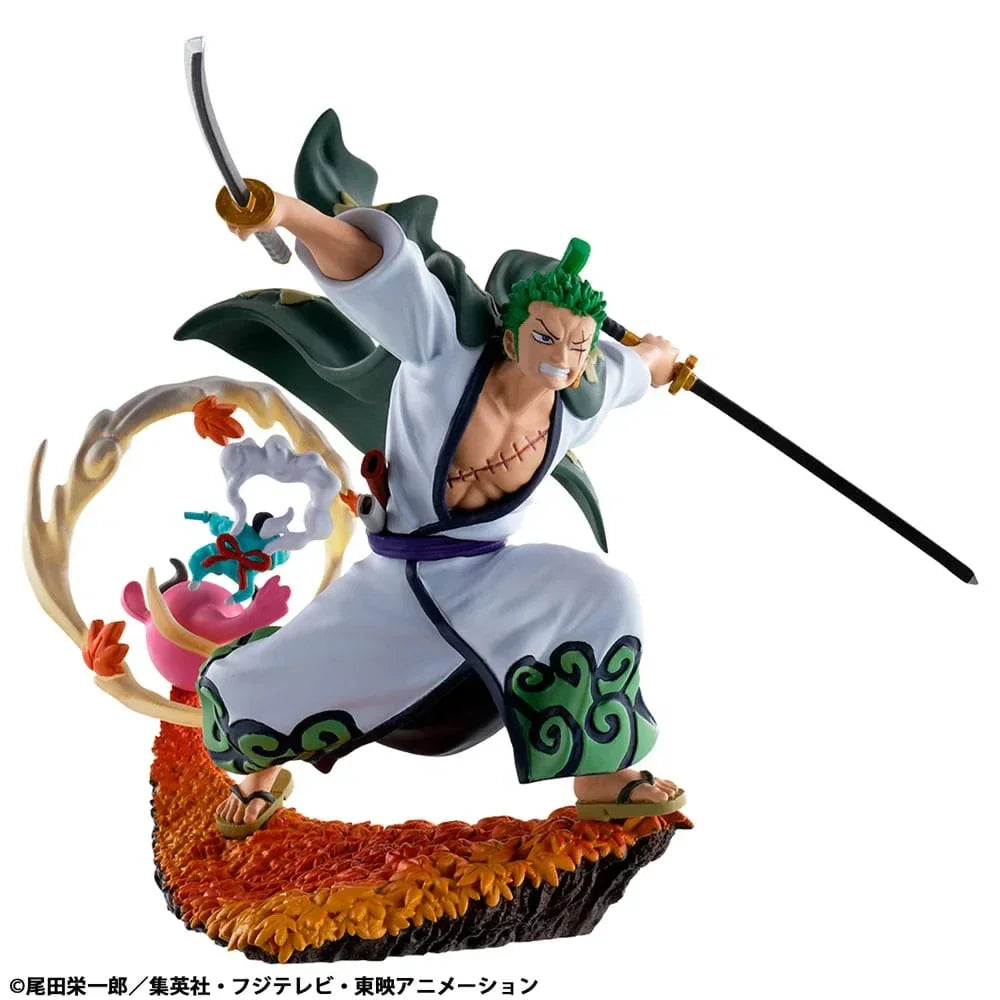 One Piece Petitrama PVC Mini Figur Logbox Re Birth Wano Kuni Vol. 1 Set 9 cm Megahouse