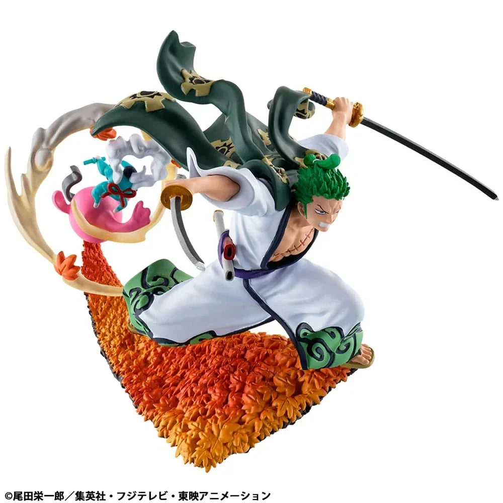 One Piece Petitrama PVC Mini Figur Logbox Re Birth Wano Kuni Vol. 1 Set 9 cm Megahouse