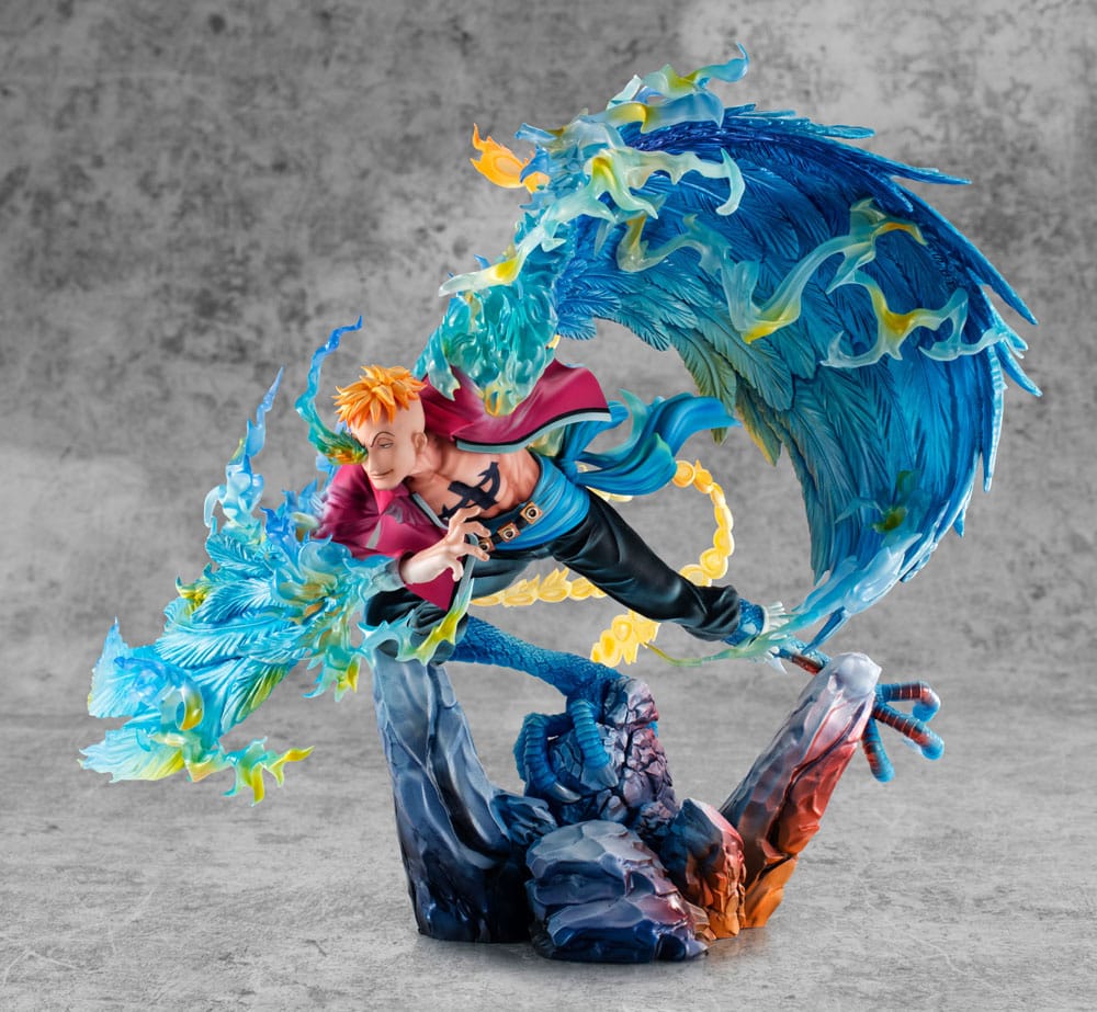 One Piece P.O.P MAS Maximum PVC Figur Marco the Phoenix - Ledare av 1:a gruppen av Whitebeard Pirates 32 cm Megahouse
