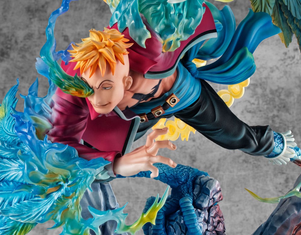 One Piece P.O.P MAS Maximum PVC Figur Marco the Phoenix - Ledare av 1:a gruppen av Whitebeard Pirates 32 cm Megahouse