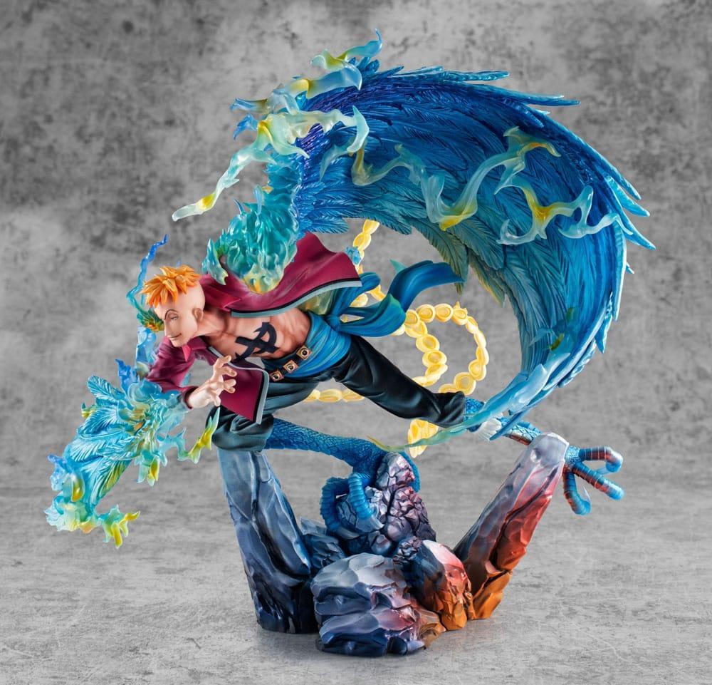One Piece P.O.P MAS Maximum PVC Figur Marco the Phoenix - Ledare av 1:a gruppen av Whitebeard Pirates 32 cm Megahouse