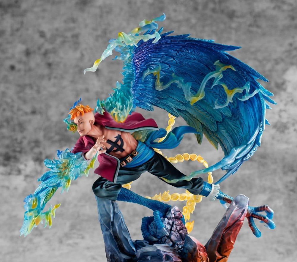 One Piece P.O.P MAS Maximum PVC Figur Marco the Phoenix - Ledare av 1:a gruppen av Whitebeard Pirates 32 cm Megahouse