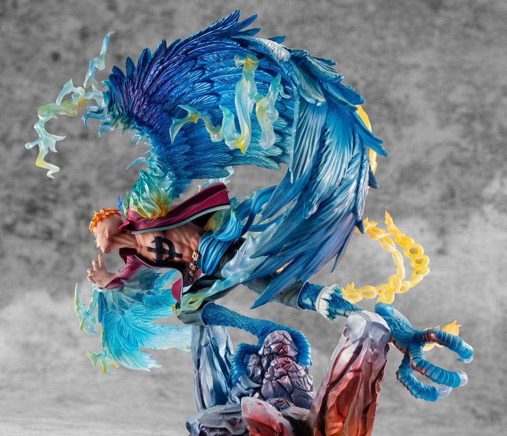 One Piece P.O.P MAS Maximum PVC Figur Marco the Phoenix - Ledare av 1:a gruppen av Whitebeard Pirates 32 cm Megahouse