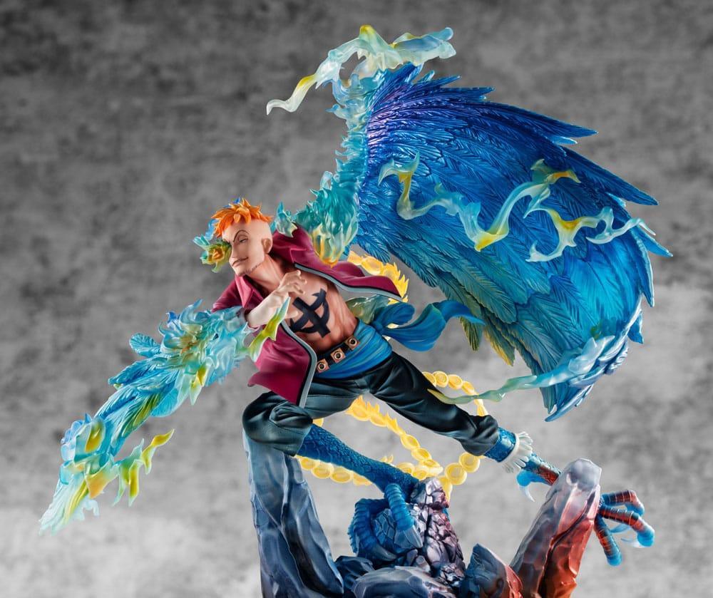 One Piece P.O.P MAS Maximum PVC Figur Marco the Phoenix - Ledare av 1:a gruppen av Whitebeard Pirates 32 cm Megahouse