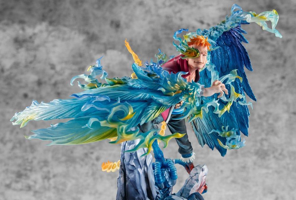 One Piece P.O.P MAS Maximum PVC Figur Marco the Phoenix - Ledare av 1:a gruppen av Whitebeard Pirates 32 cm Megahouse