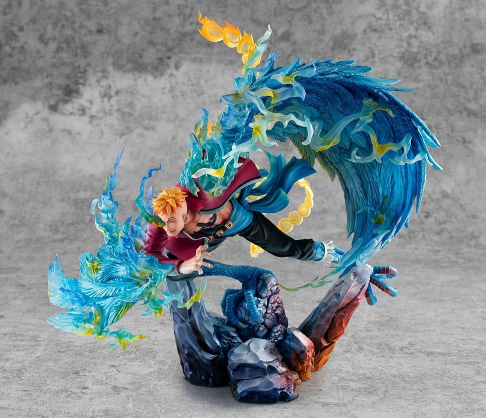 One Piece P.O.P MAS Maximum PVC Figur Marco the Phoenix - Ledare av 1:a gruppen av Whitebeard Pirates 32 cm Megahouse