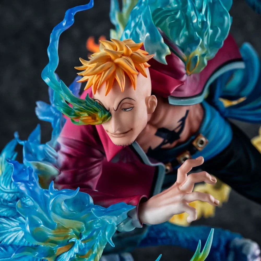 One Piece P.O.P MAS Maximum PVC Figur Marco the Phoenix - Ledare av 1:a gruppen av Whitebeard Pirates 32 cm Megahouse
