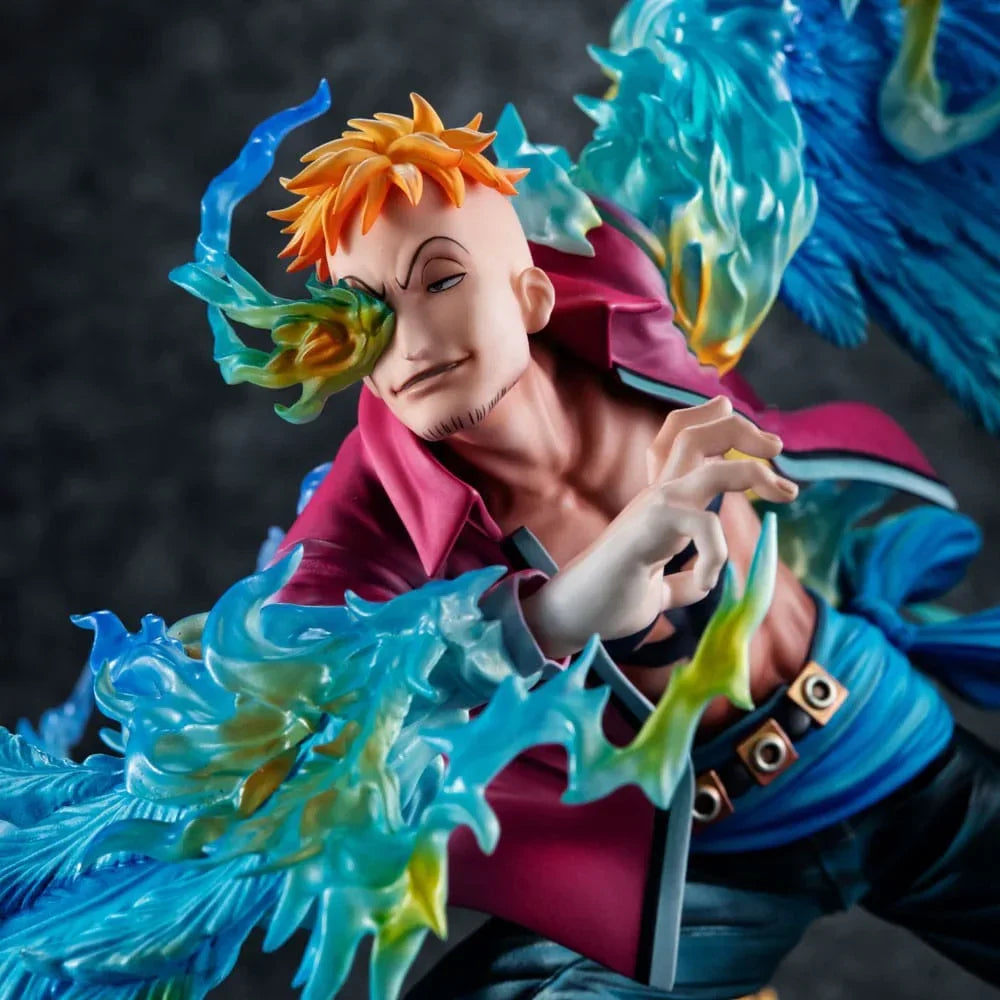 One Piece P.O.P MAS Maximum PVC Figur Marco the Phoenix - Ledare av 1:a gruppen av Whitebeard Pirates 32 cm Megahouse
