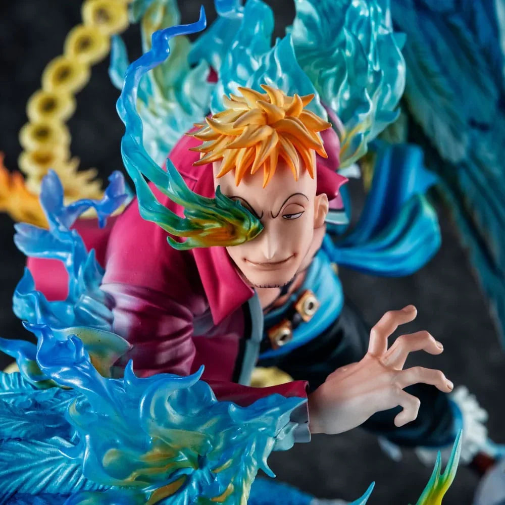 One Piece P.O.P MAS Maximum PVC Figur Marco the Phoenix - Ledare av 1:a gruppen av Whitebeard Pirates 32 cm Megahouse