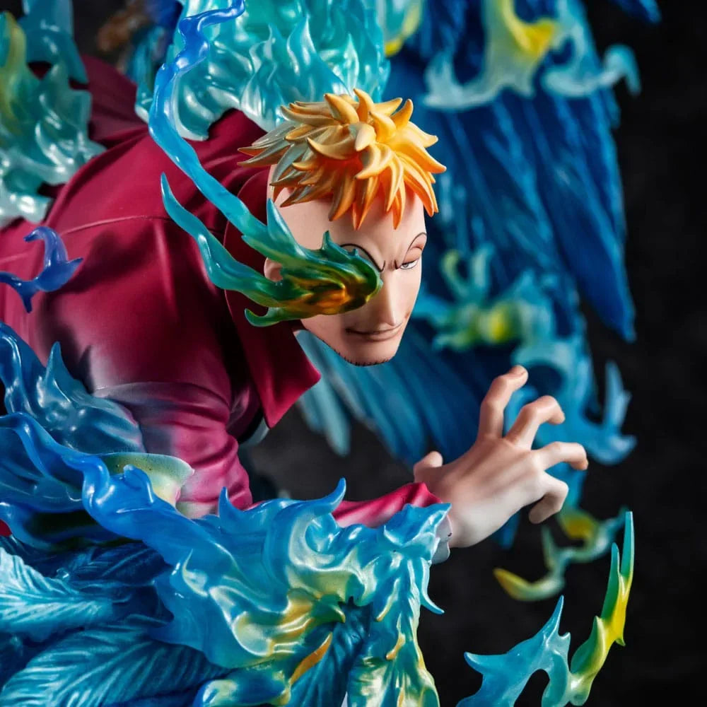 One Piece P.O.P MAS Maximum PVC Figur Marco the Phoenix - Ledare av 1:a gruppen av Whitebeard Pirates 32 cm Megahouse