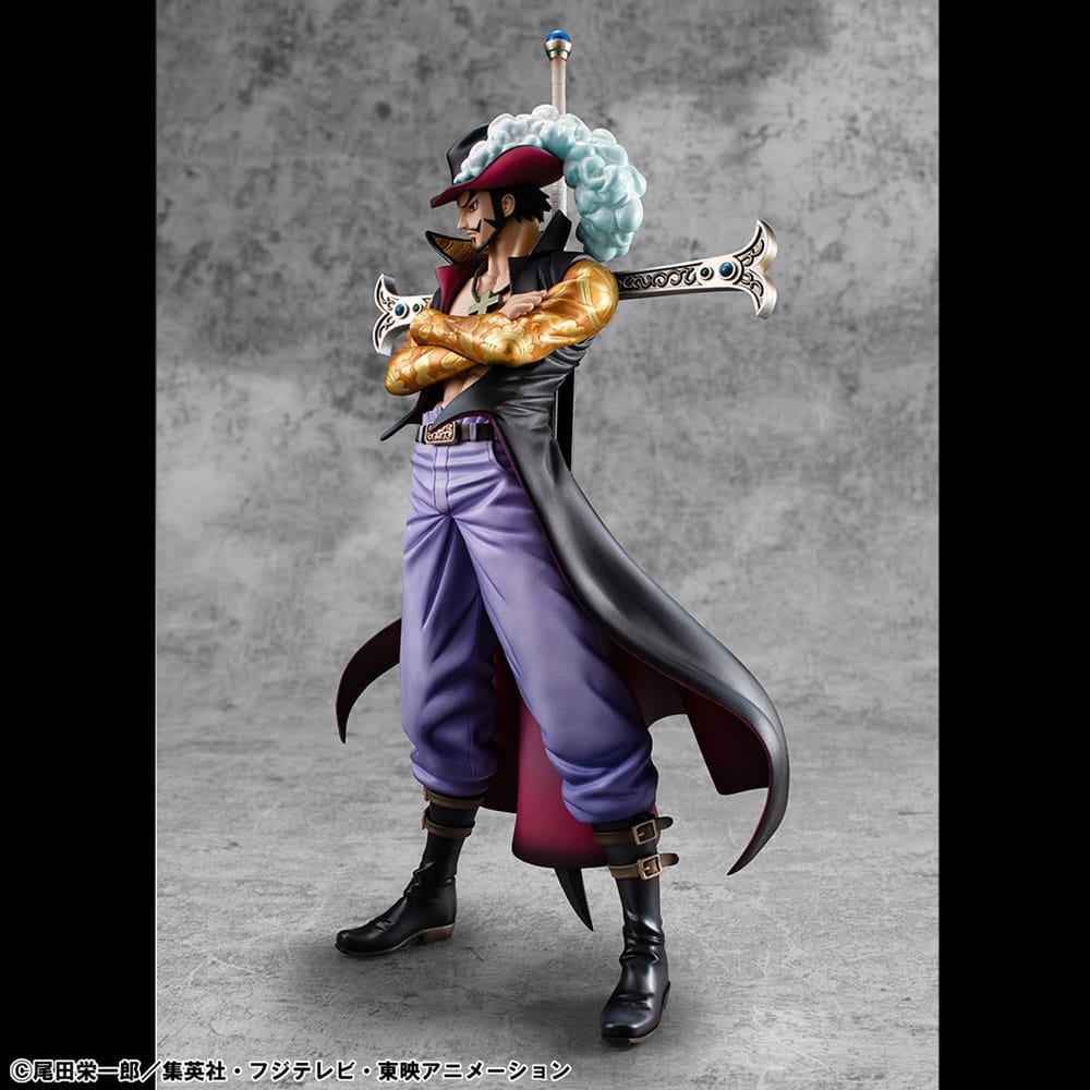 One Piece P.O.P SA-MAXIMUM PVC Figur Hawk Eye Dracule Mihawk Ver. R - 29 cm Megahouse