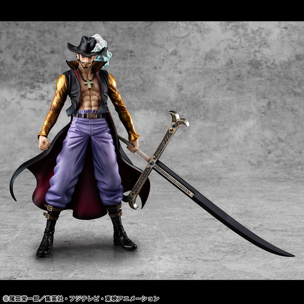 One Piece P.O.P SA-MAXIMUM PVC Figur Hawk Eye Dracule Mihawk Ver. R - 29 cm Megahouse